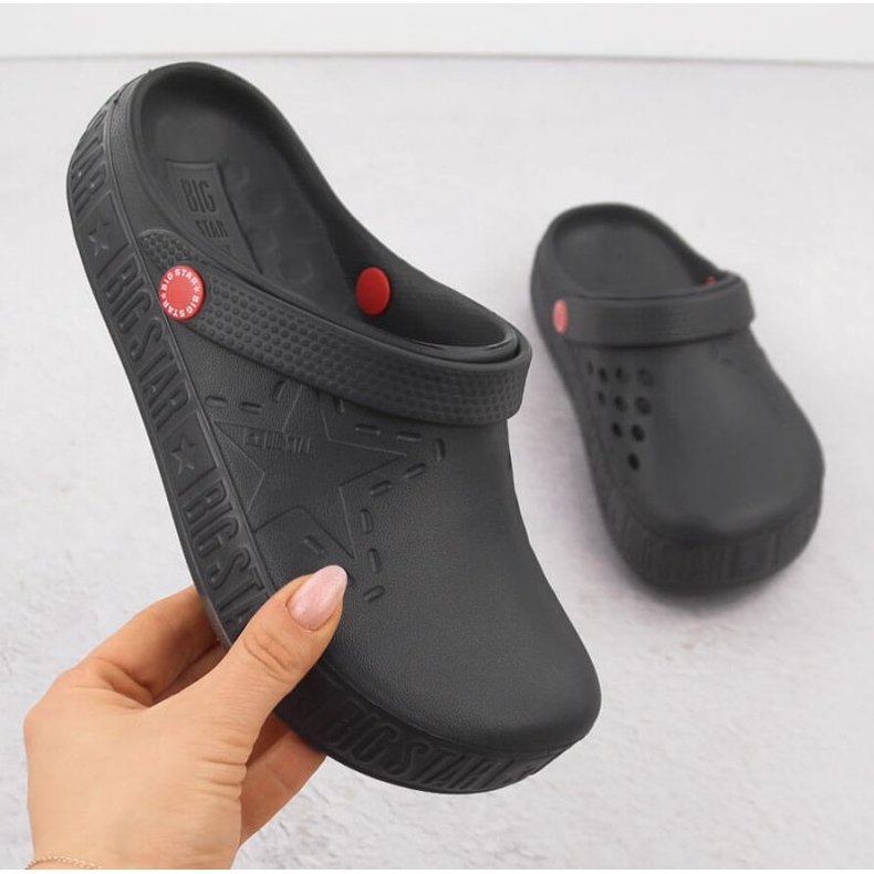 Big Star II275013 Graphite Clogs šedá 1