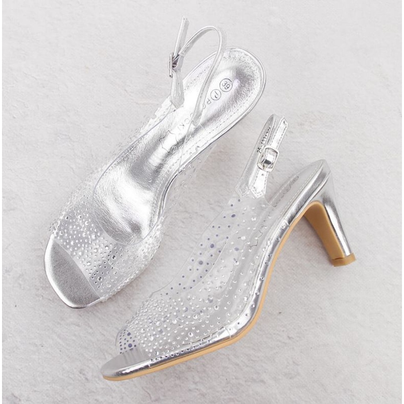 Sandály na podpatku Potocki W WS43317 WOL284C 2