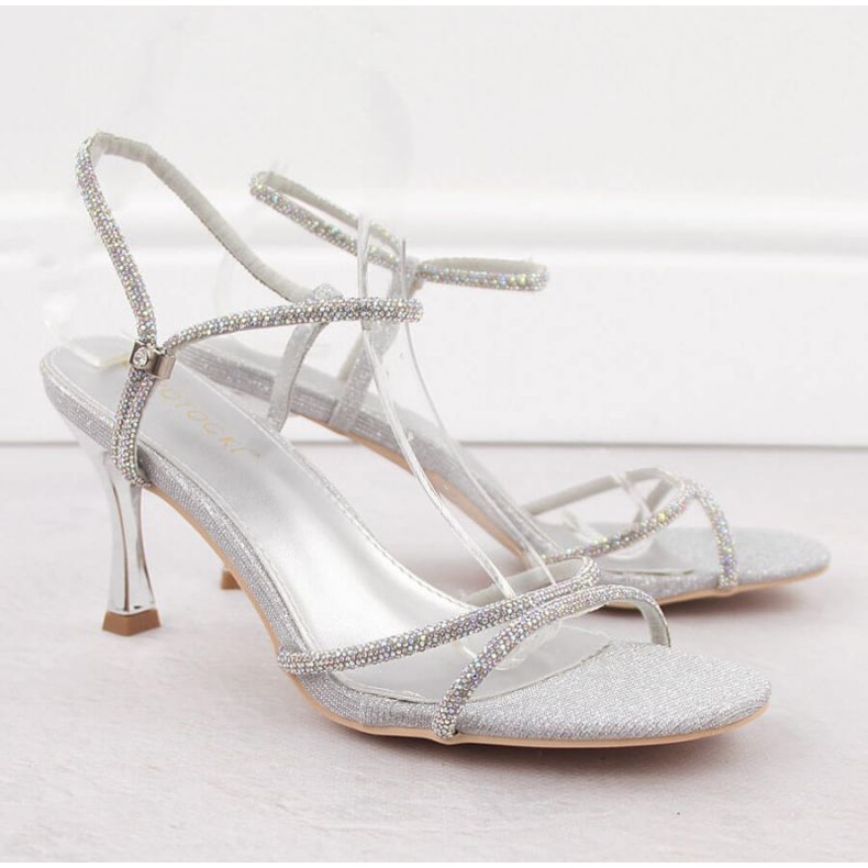 Sandály s Potocki zirkony v LE20326 WOL282B 2