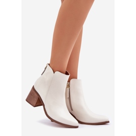 Roboti na post Natural Leather Zazoo 3673 White bílý 1 Roboti na post Natural Leather Zazoo 3673 White bílý 1