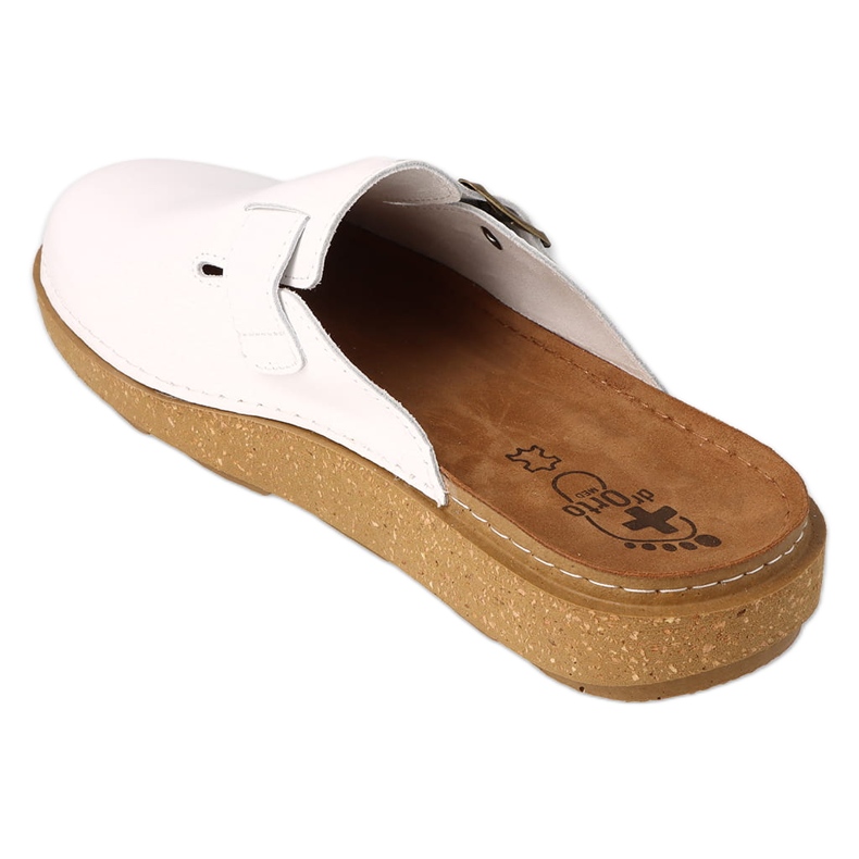 Dr.ORTO Befado pánské kožené pantofle 179M004 bílé bílý 2