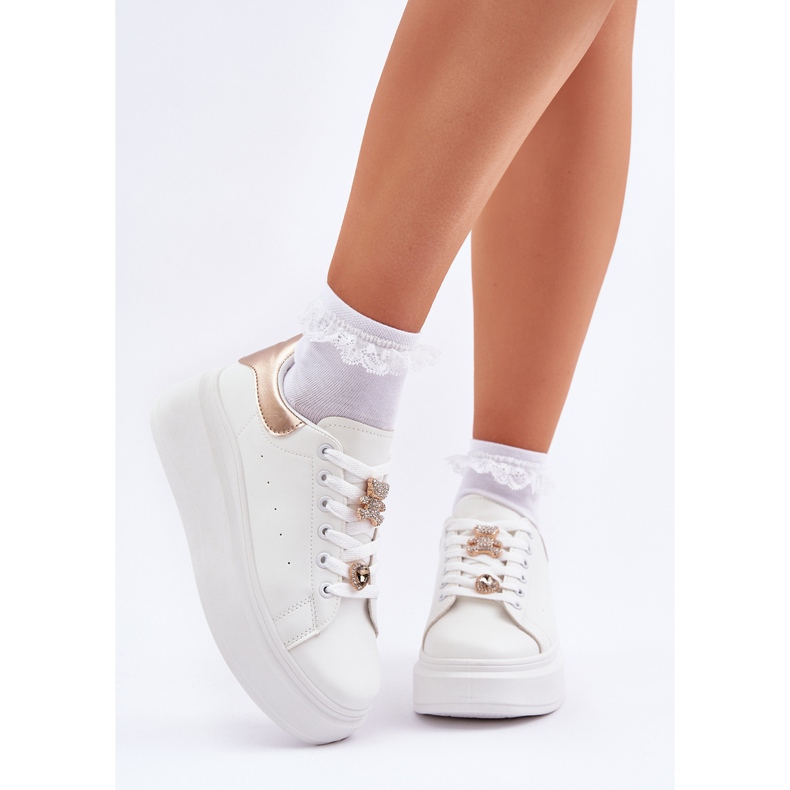 Dámské tenisky s bílými kolíky 2