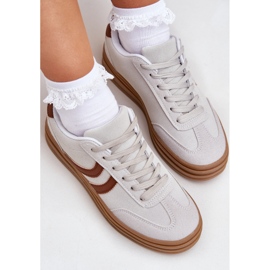 Stylové tenisky na šedé platformě šedá 2 Stylové tenisky na šedé platformě šedá 2