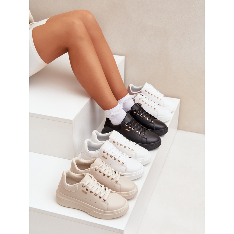 Dámské tenisky na platformě Eco Leather Black černý 2