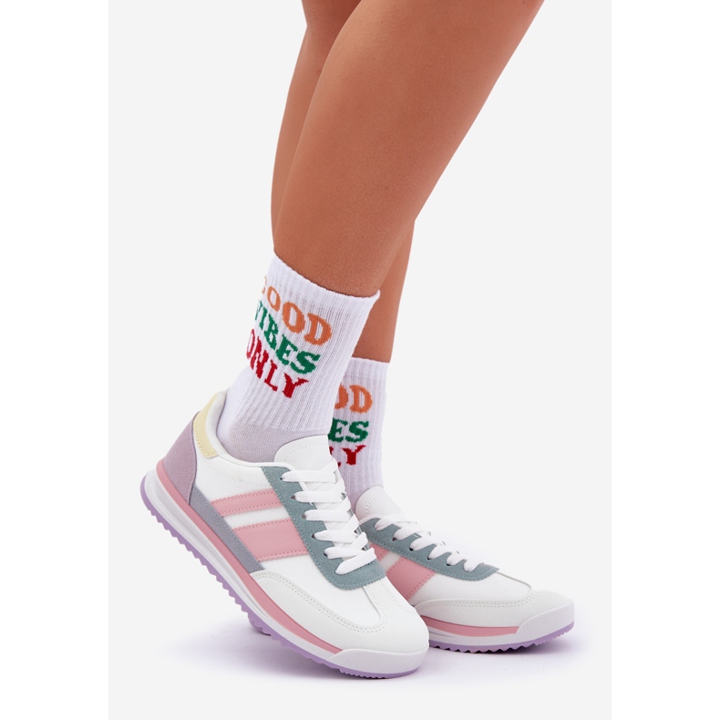 Tenisky tenisky sportovní boty multikolor bílý 1