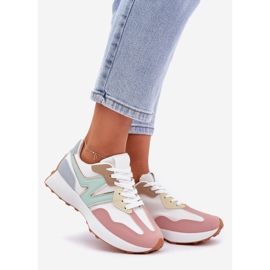 Tenisky tenisky sportovní boty multikolor růžový 1