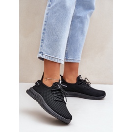 Dámská větená ženská sportovní bota černá 2