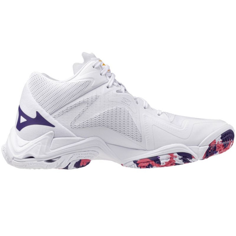 Mizuno Wave Lightning Z8 Mid V1GC240520 Bílé boty bílý 1