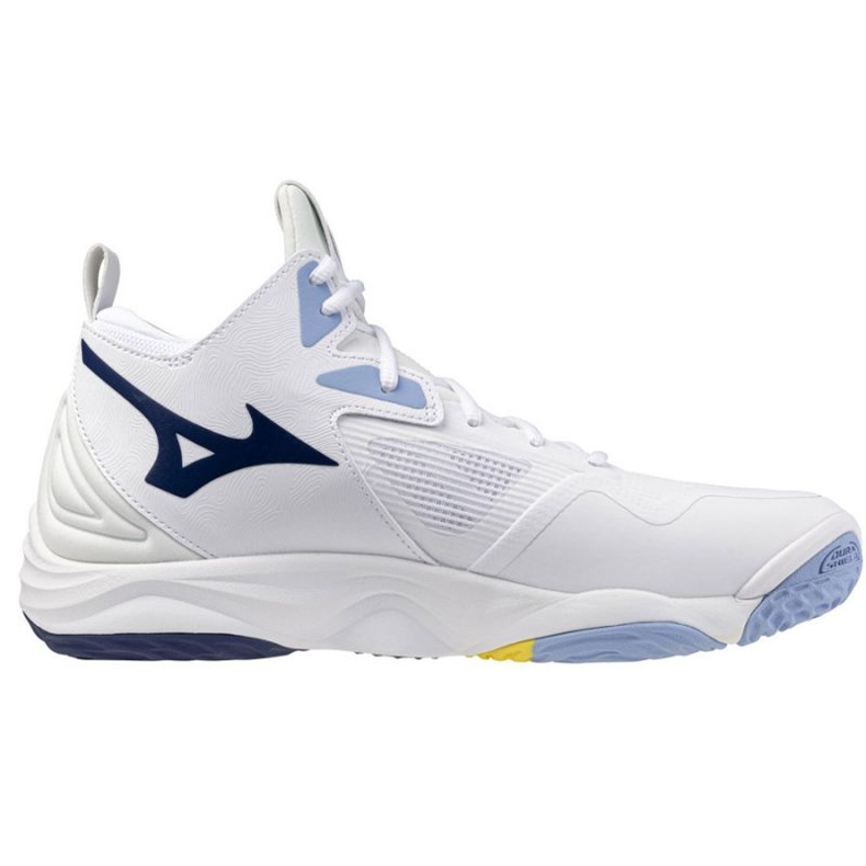 Momentum Mizuno Wave 3 Mid V1GA231797 Bílé boty bílý 1