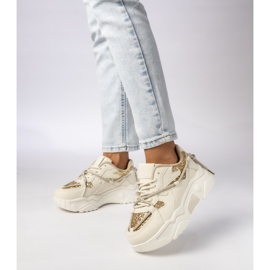 Dámské sportovní tenisky béžové béžový 1 Dámské sportovní tenisky béžové béžový 1