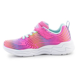 Boty Skechers S-Lights Wavy Beams 302338L-PKMT růžový 8