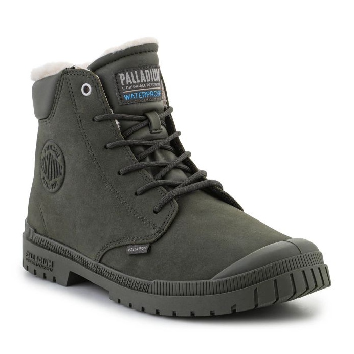 Palladium SP20 Cuff Leather Waterproof Wl U 79067-325-M Olive Noční boty zelená 2