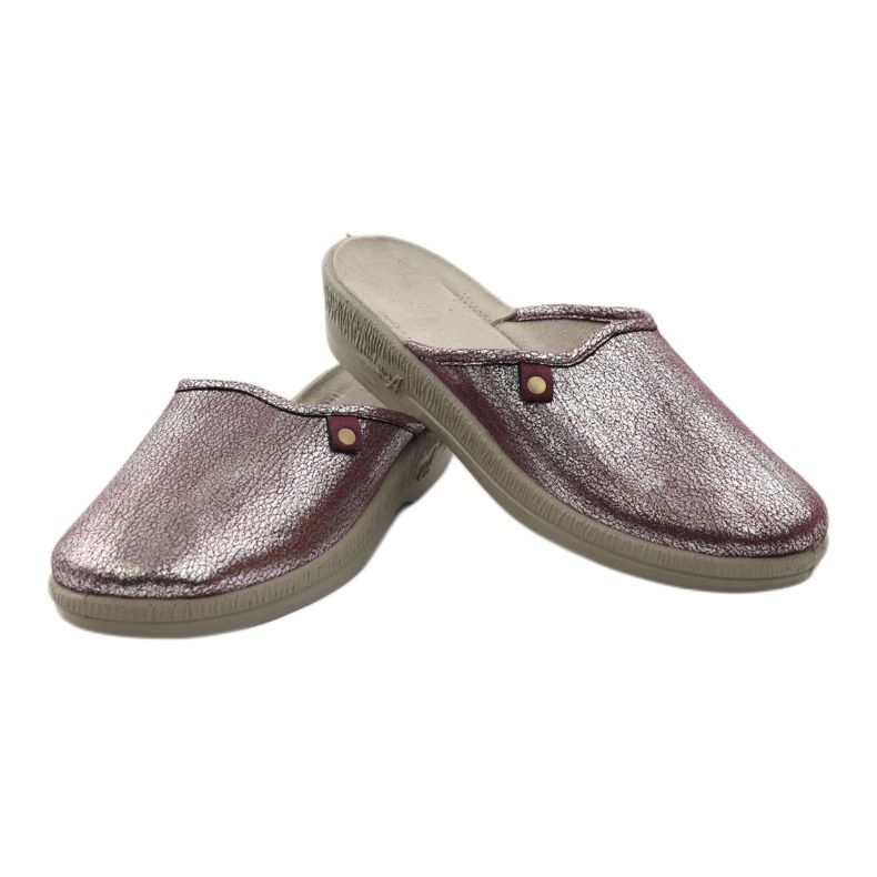 Befado dámské boty pantofle 219d468 vícebarevný stříbrný 3