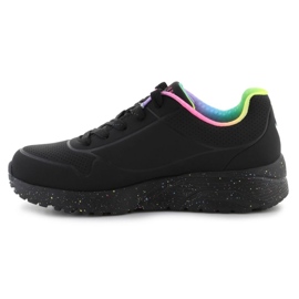 Boty Skechers Uno Lite Rainbow Speckle 310456L-BKMT černé černá 9