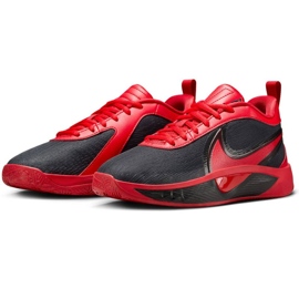 Nike Giannis Freak 6 FQ7378-004 Black and Red Basketball Shoes černá 3