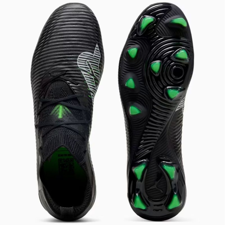 PUMA Future 8 Pro FG/AG 108139-02 Black Shoes s ponožkou černý 1