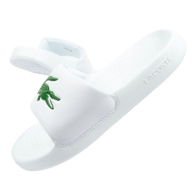 Pantofle Lacoste Serve Slide W 02082 bílý 1