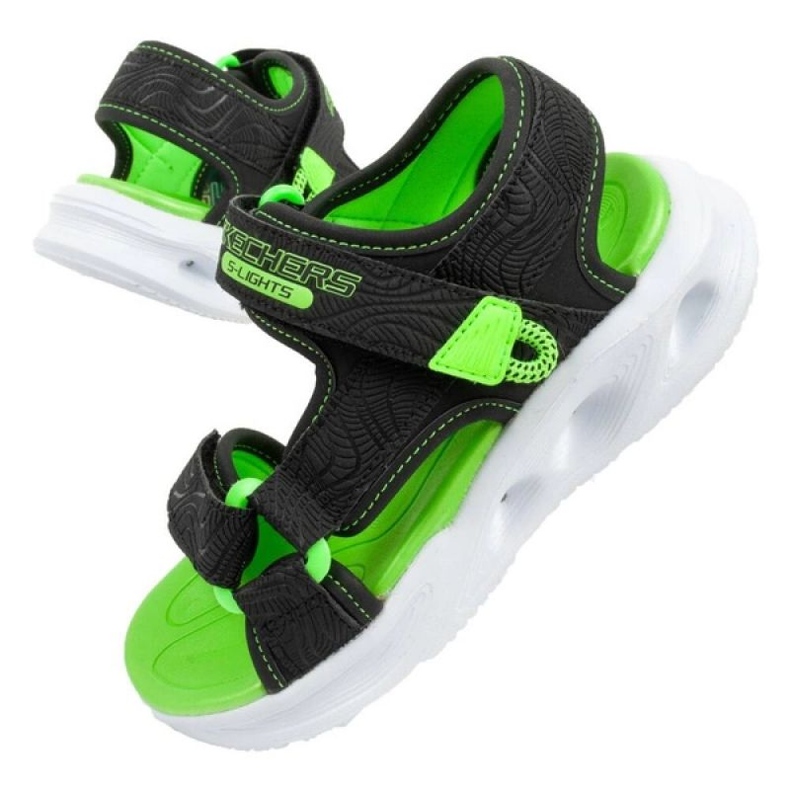 Sandály Skechers 401673L/BKLM černý 2