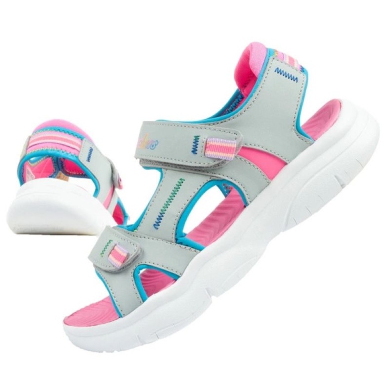 Sandály Skechers 302984L/SLPK šedá 1