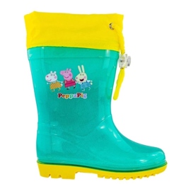 Coqui Holínky Perletti Peppa Pig Wellington 98331 zelený 1