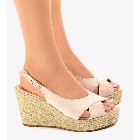 Semišové kozačky na jaro, dámské boty na podpatku béžový 1 Semišové kozačky na jaro, dámské boty na podpatku béžový 1