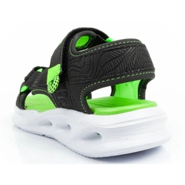 Sandály Skechers 401673L/BKLM černá 5