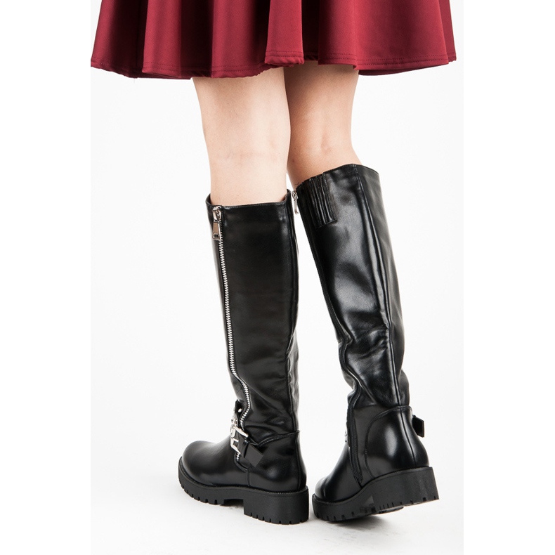 Seastar Dámské rockové boty černá 1