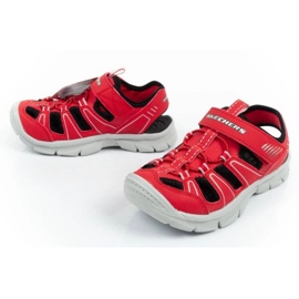 Sandály Skechers Relix 406520L/RDBK červené 7