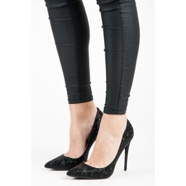 Vices Špendlíky s hadím potiskem černý 1