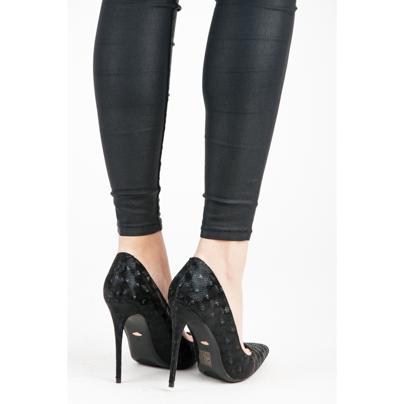 Vices Špendlíky s hadím potiskem černá 2