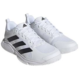 Adidas Court Team 2.0 HR1239 Volejbalové boty bílý 3