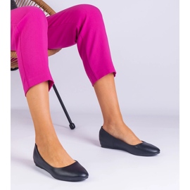 Černé baleríny na skrytém klínu ekologického pokoje černá 1 Černé baleríny na skrytém klínu ekologického pokoje černá 1