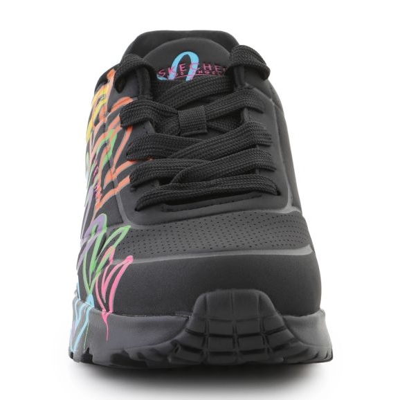 Skechers Uno Lte Shoes - šířit lásku 314064L -BKMT barevné srdce černý 2