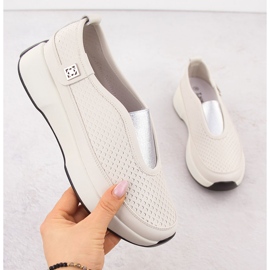 Kožená pohodlná dámská posuvná bota Beige T.Sokolski 456 béžový 1