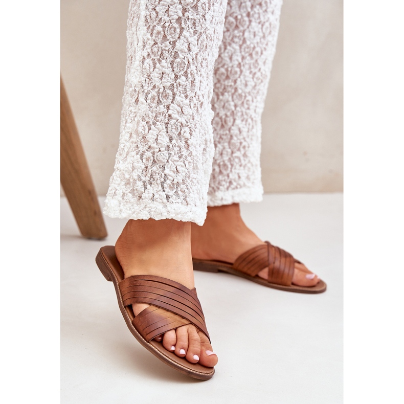 Lewski Shoes Kožená dámská bota Lewski 3682 velblouda hnědý 2