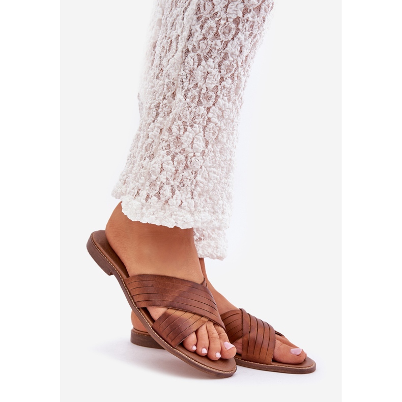 Lewski Shoes Kožená dámská bota Lewski 3682 velblouda hnědý 1