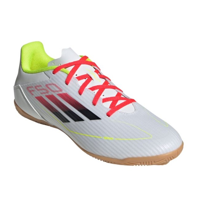 Adidas F50 Club v IE1222 bílé fotbalové boty bílý 1