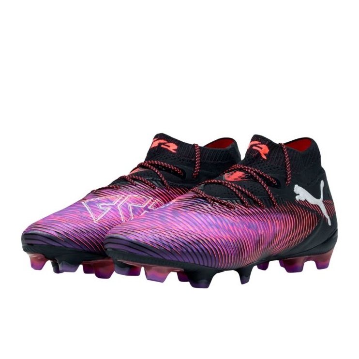Puma Future 8 Ultimate FG 108138 01 Černá a telefonní fotbalová bota černý 1