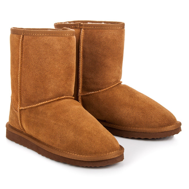 Coco Perla Dámské kožené sněhule hnědý vícebarevný 1