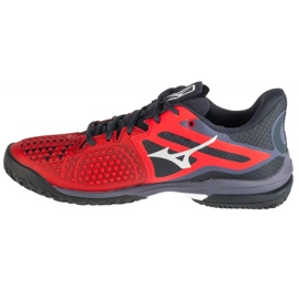 Mizuno vlna překročí turné 6 boty Padel 61GB248006 červený 1