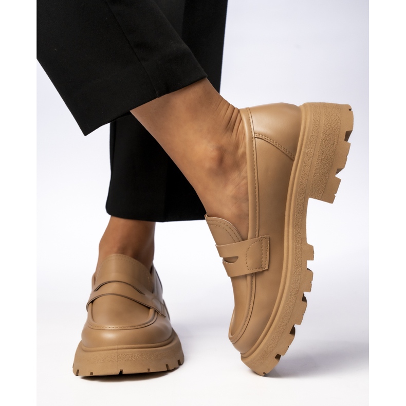 Dámské mokady Giulia Kaki hnědý 1