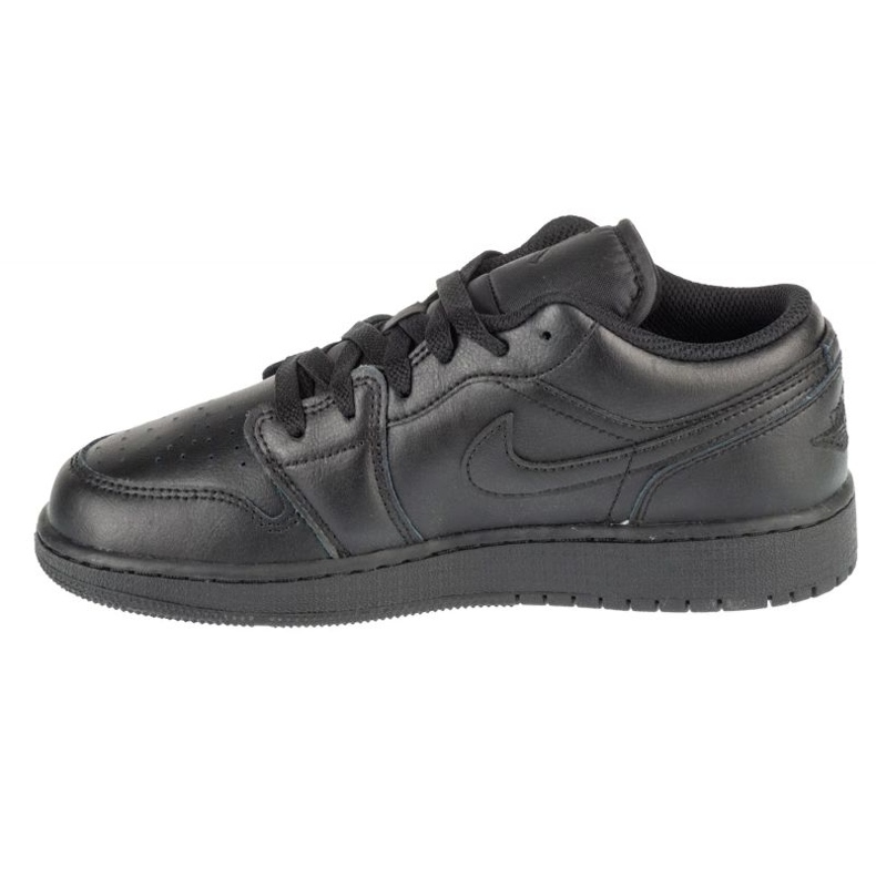 Air Jordan 1 Low GS 553560-093 Černé boty černý 1