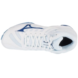 Mizuno vlnové napětí 2 Mid V1GA246511 bílé boty bílý 2