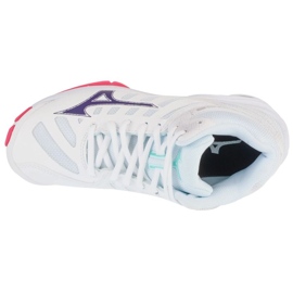 Mizuno vlnové napětí 2 Mid V1GC246520 Bílé boty bílý 2