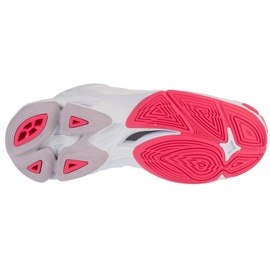 Mizuno vlnové napětí 2 Mid V1GC246520 Bílé boty bílý 3