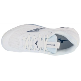 Mizuno Wave Stealth 6 x1GA243096 Bílé boty bílý 2