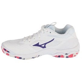 Mizuno Wave Stealth 6 x1gb243020 bílé boty bílý 1