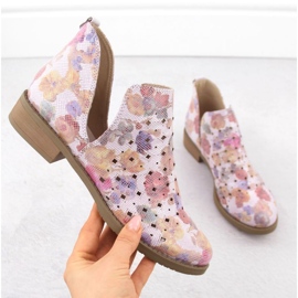 M.Daszyński M. Daszyński Boots SA62-102 Openwork fialová 1