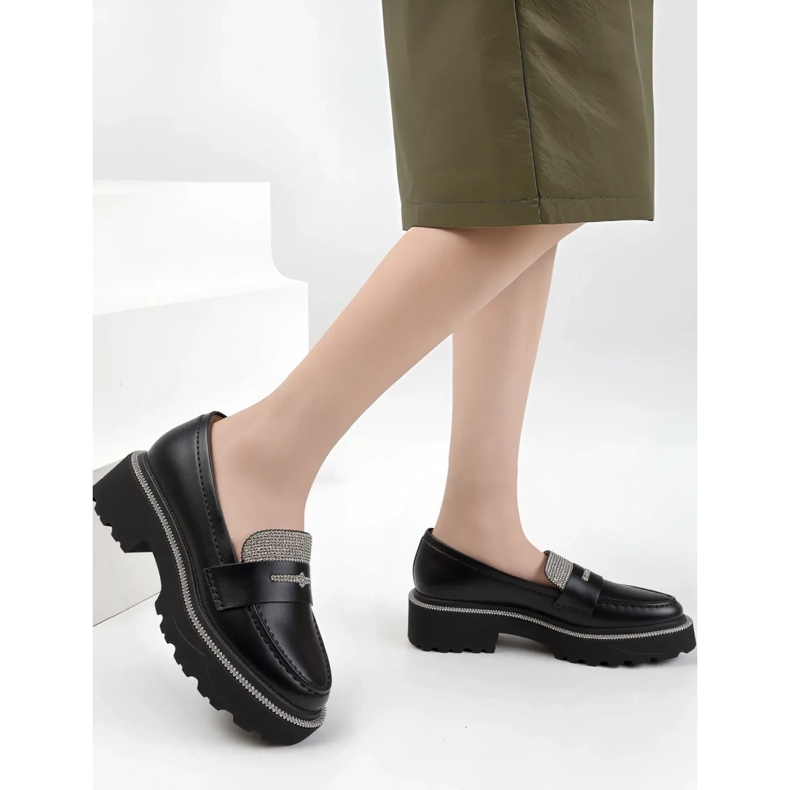 Dámské diamantské černé mokamaty černá 1