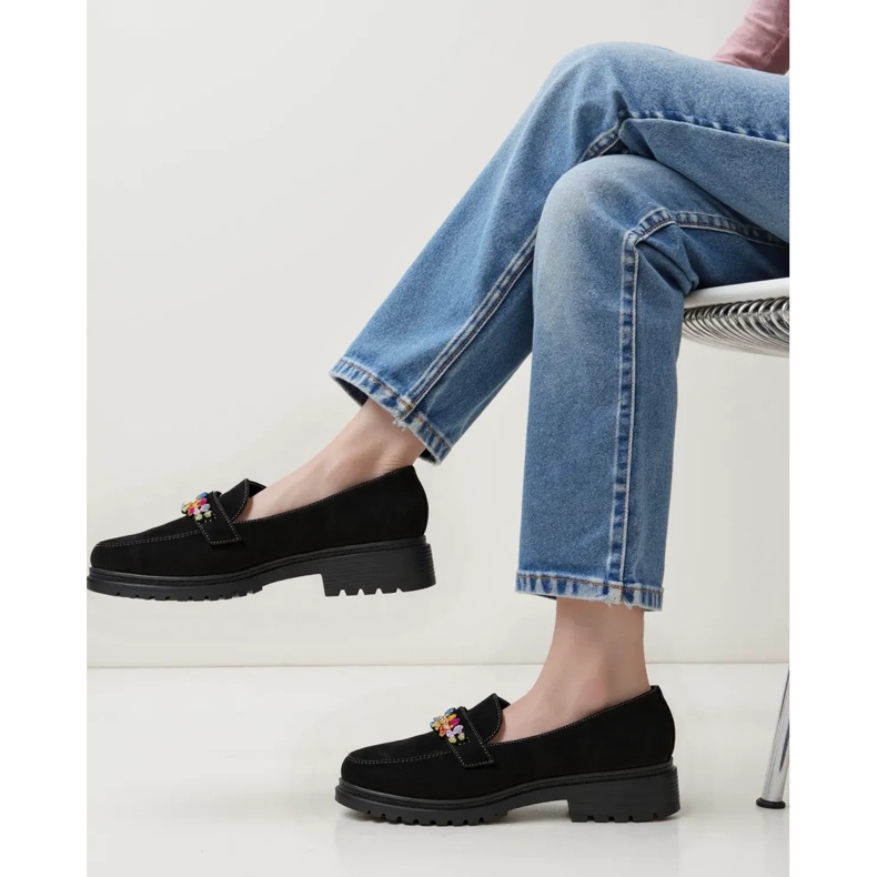 Dámské Ornell Black Loafers černý 2